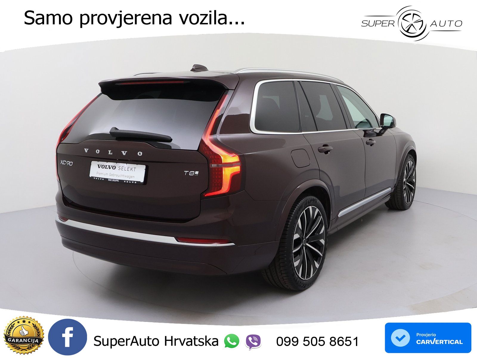 Volvo XC90 2.0 T8 AWD Automatic ACC+HEAD+4xGR SJED+360+PANO