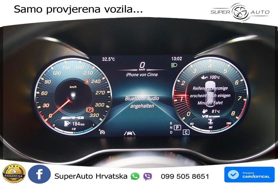 Mercedes GLC Coupe AMG 63 V8 (476 KS) 4MATIC+ MCT