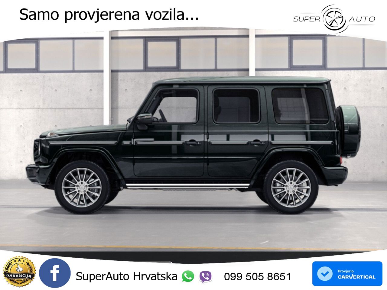 Mercedes G 500 Long V8 (422 KS) 4MATIC 9G-TRONIC AMG LED+GR SJED+ACC