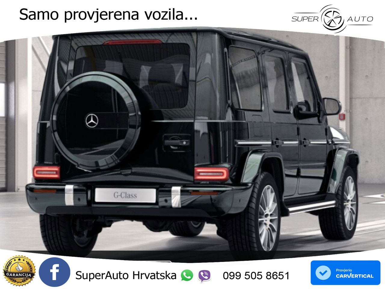 Mercedes G 500 Long V8 (422 KS) 4MATIC 9G-TRONIC AMG LED+GR SJED+ACC