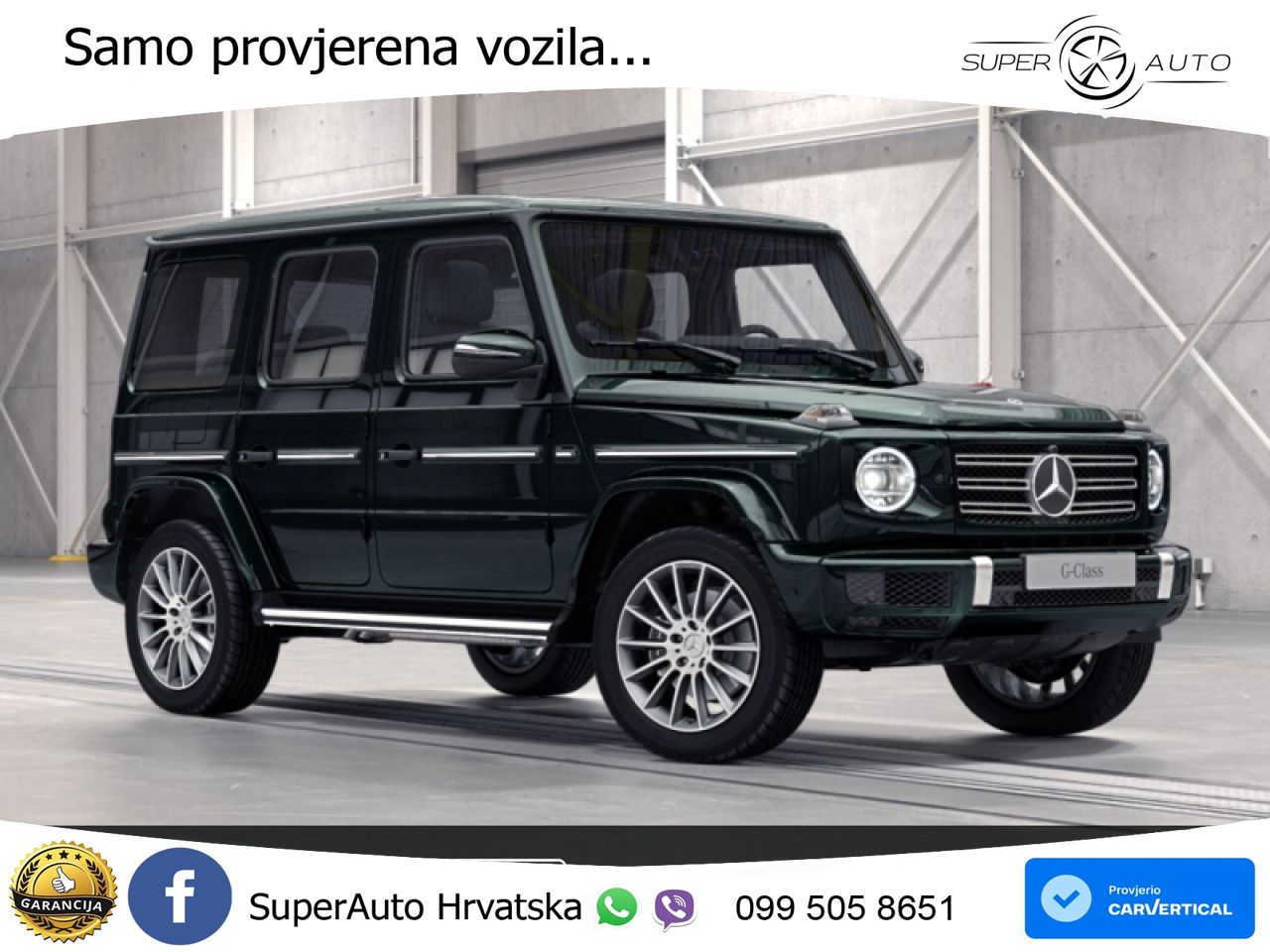 Mercedes G 500 Long V8 (422 KS) 4MATIC 9G-TRONIC AMG LED+GR SJED+ACC