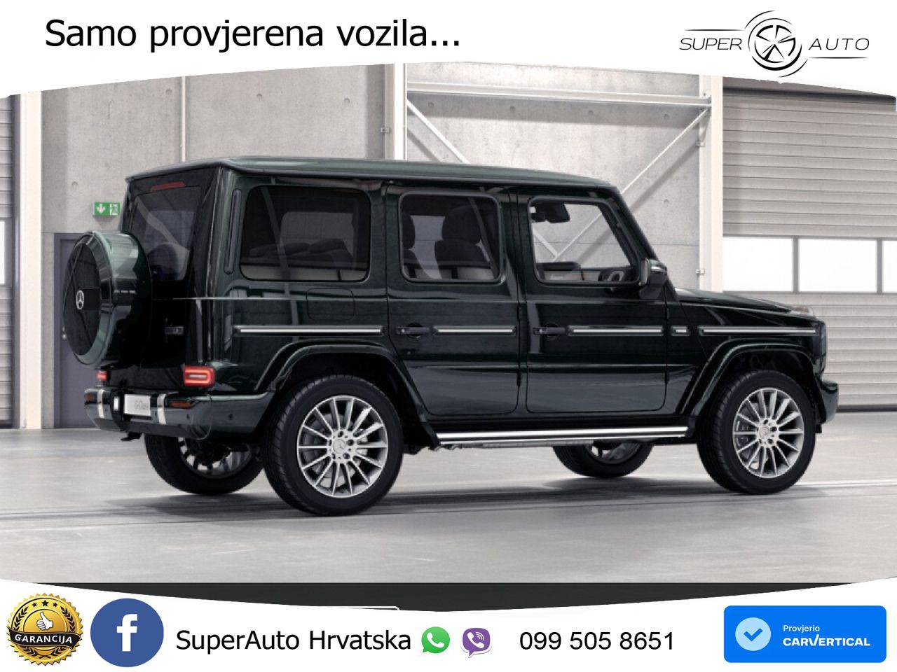 Mercedes G 500 Long V8 (422 KS) 4MATIC 9G-TRONIC AMG LED+GR SJED+ACC