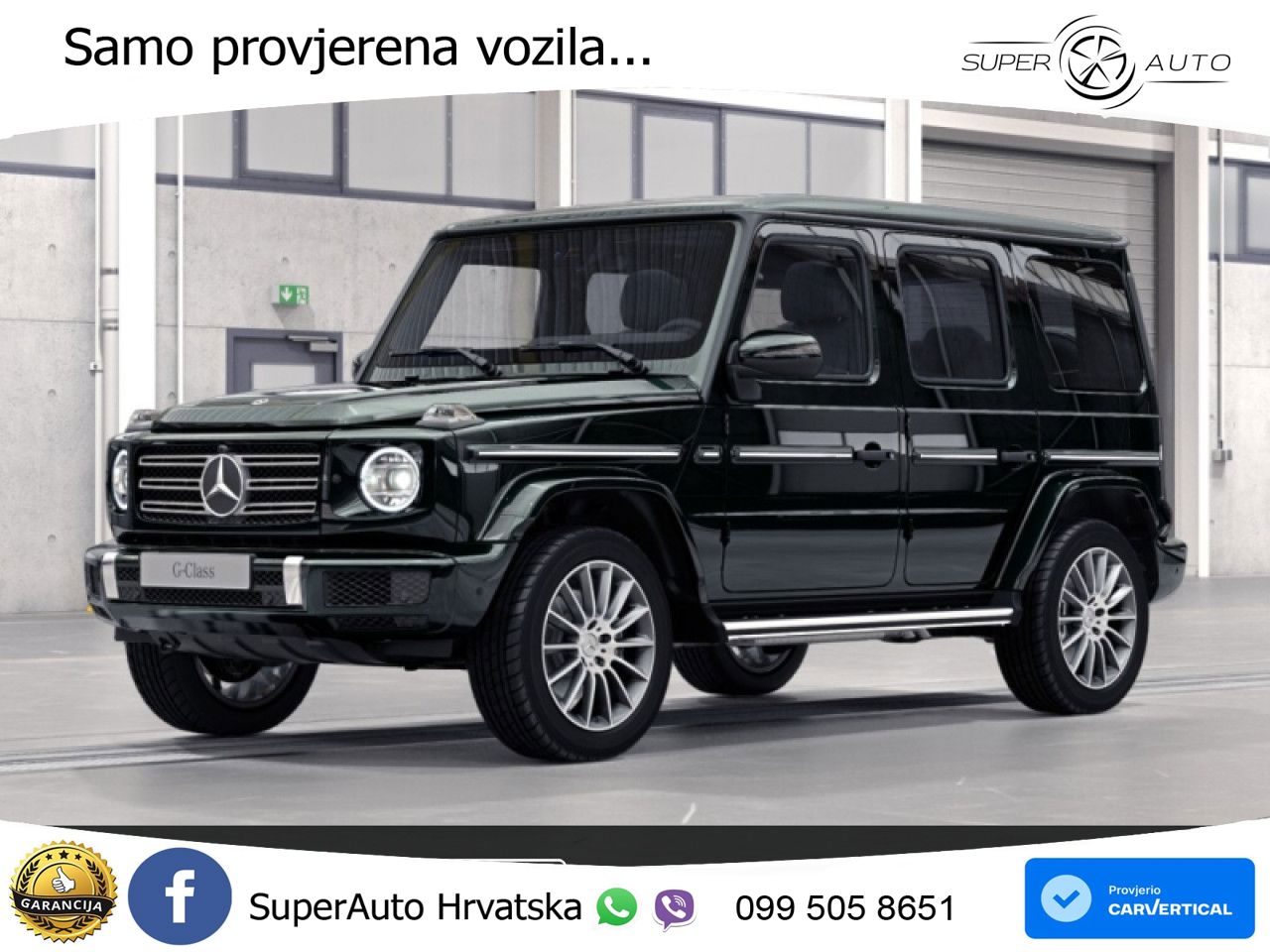 Mercedes G 500 Long V8 (422 KS) 4MATIC 9G-TRONIC AMG LED+GR SJED+ACC