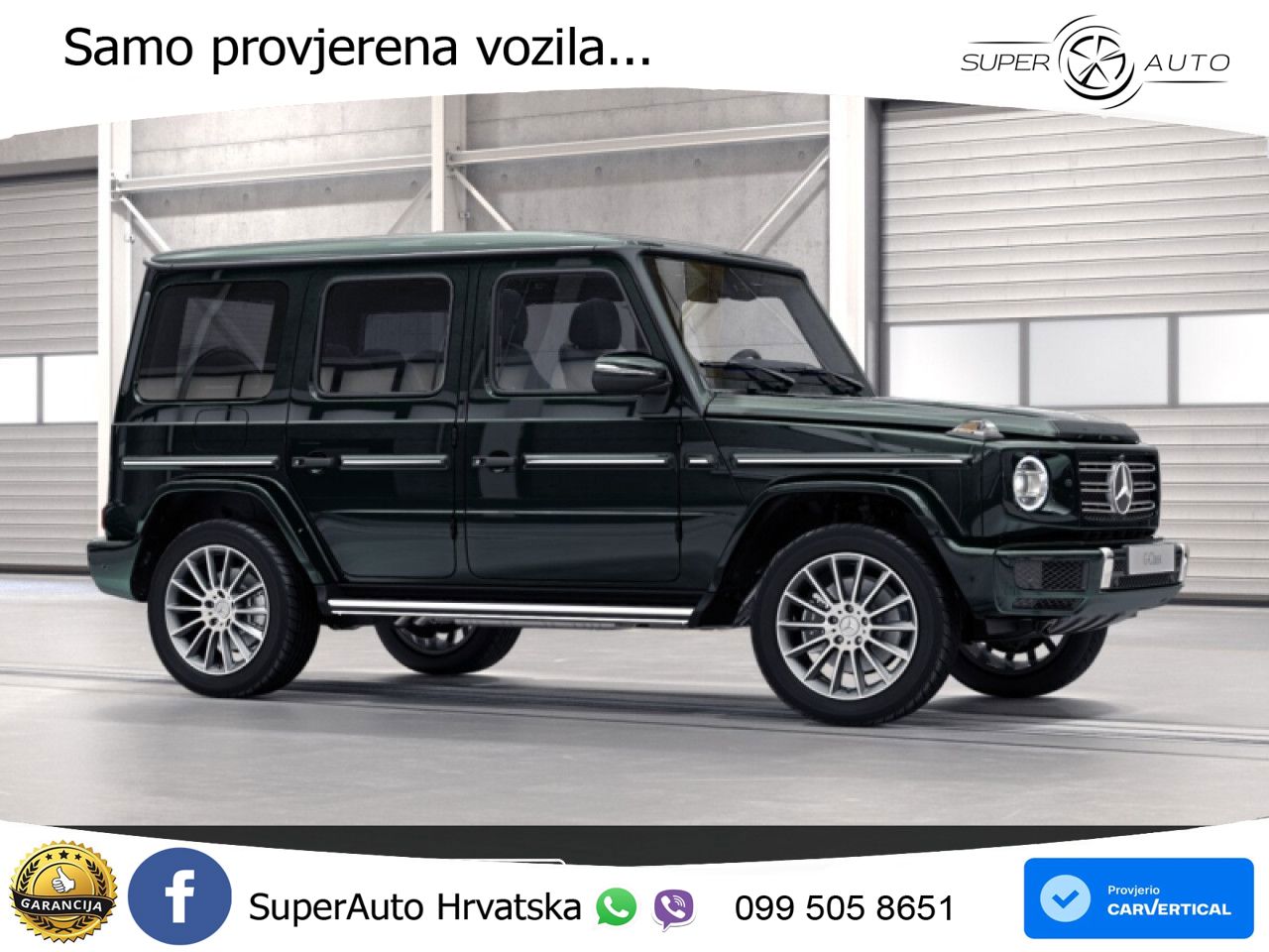 Mercedes G 500 Long V8 (422 KS) 4MATIC 9G-TRONIC AMG LED+GR SJED+ACC