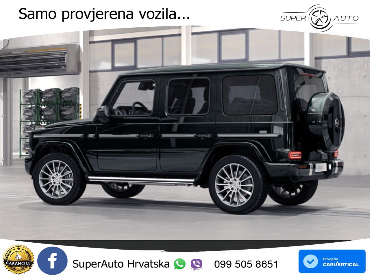Mercedes G 500 Long V8 (422 KS) 4MATIC 9G-TRONIC AMG LED+GR SJED+ACC