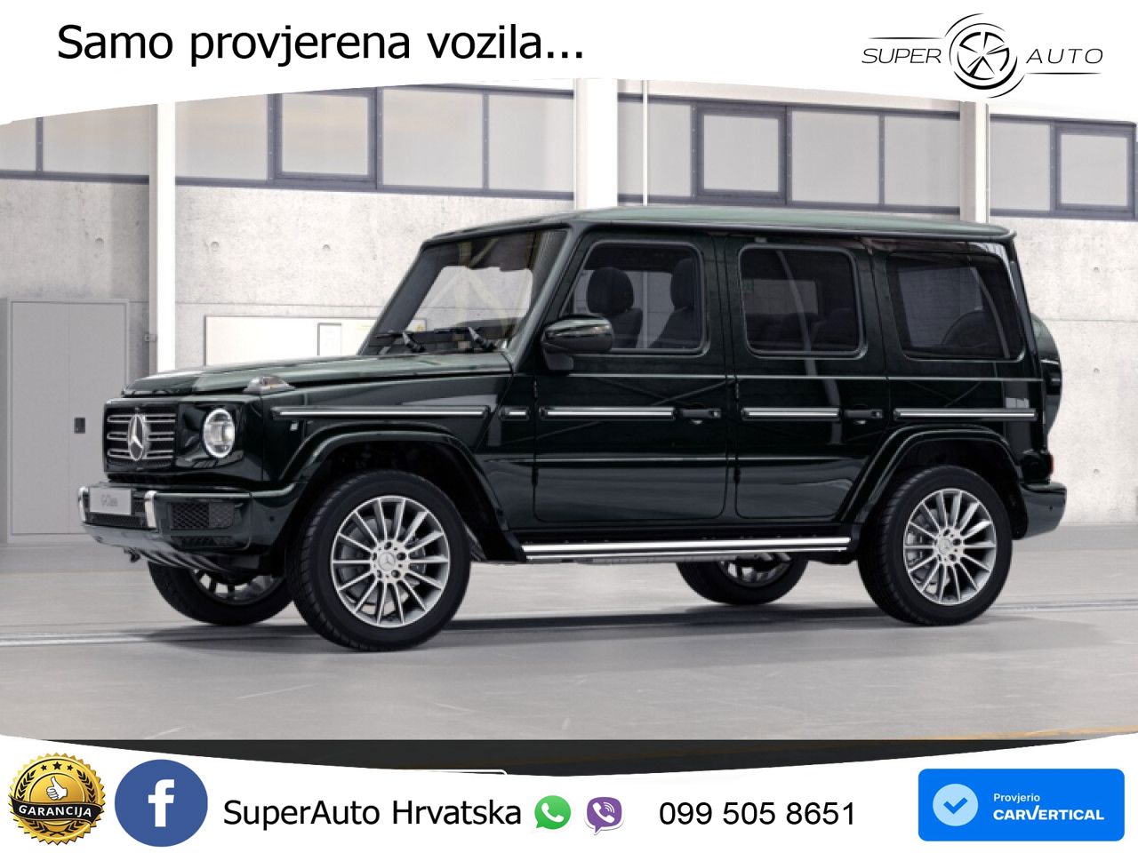 Mercedes G 500 Long V8 (422 KS) 4MATIC 9G-TRONIC AMG LED+GR SJED+ACC