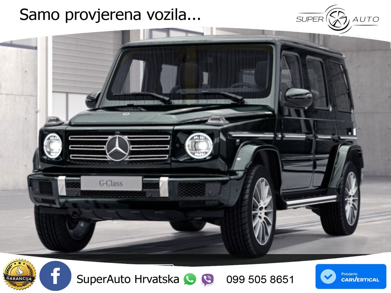 Mercedes G 500 Long V8 (422 KS) 4MATIC 9G-TRONIC AMG LED+GR SJED+ACC