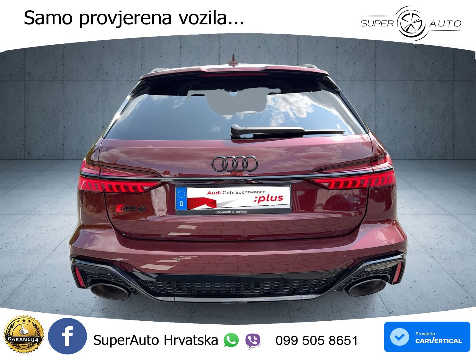 Audi RS6 Avant 4.0 TFSI V8 (600 KS) quattro Tiptronic Kuka LED+GR SJED+ACC