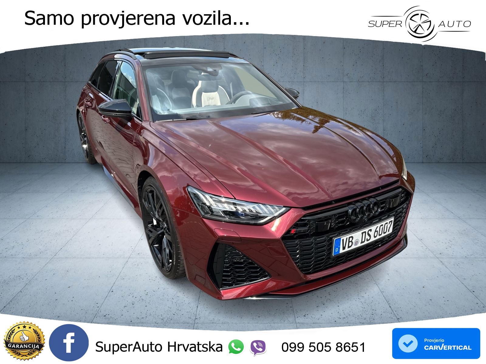 Audi RS6 Avant 4.0 TFSI V8 (600 KS) quattro Tiptronic Kuka LED+GR SJED+ACC