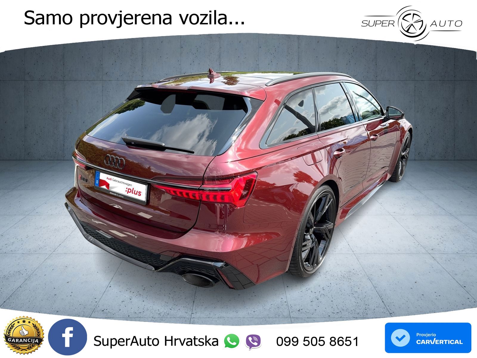 Audi RS6 Avant 4.0 TFSI V8 (600 KS) quattro Tiptronic Kuka LED+GR SJED+ACC