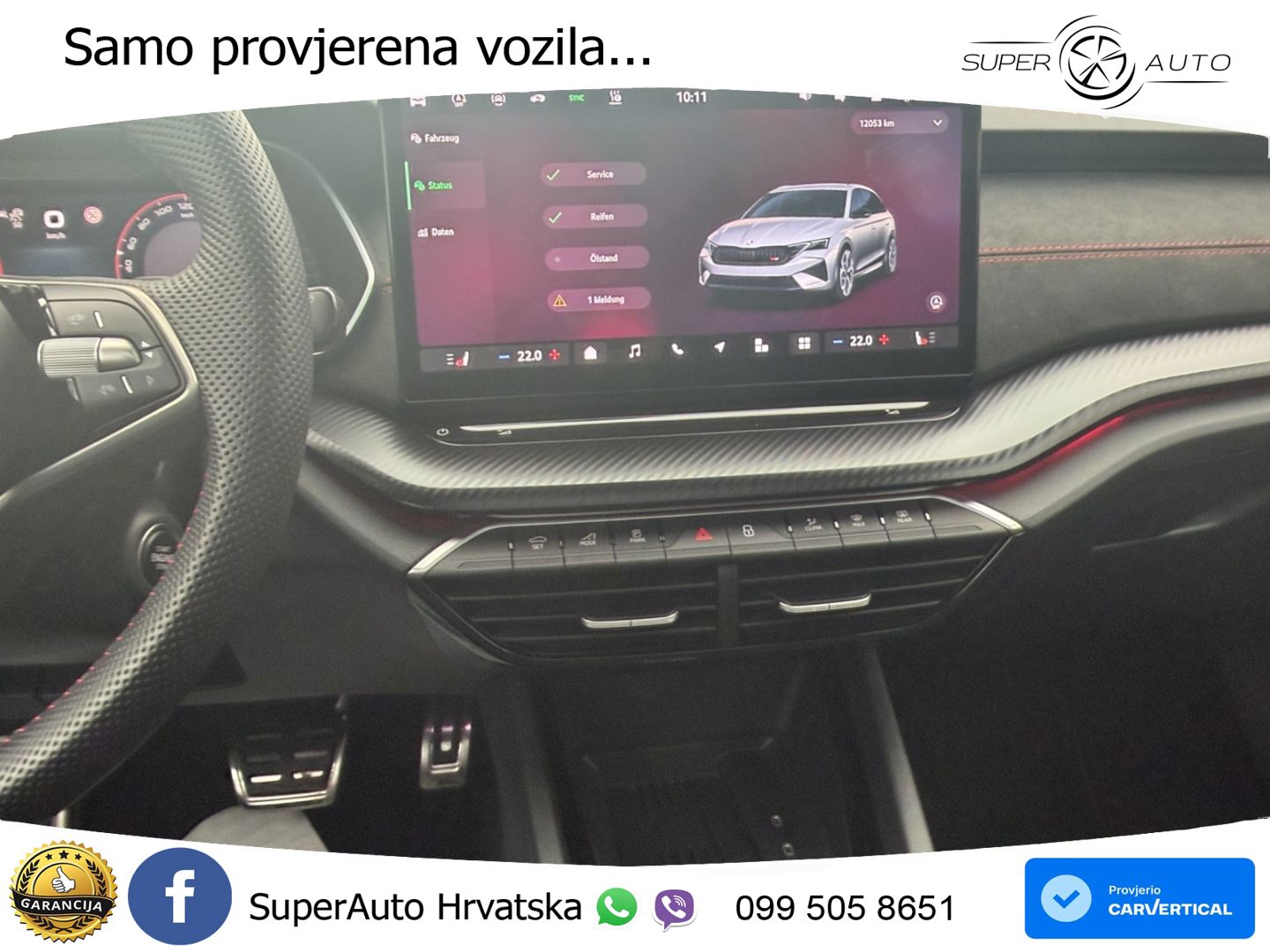 Škoda Octavia Combi RS 2.0 TSI (265 KS) DSG LED+GR SJED+ACC