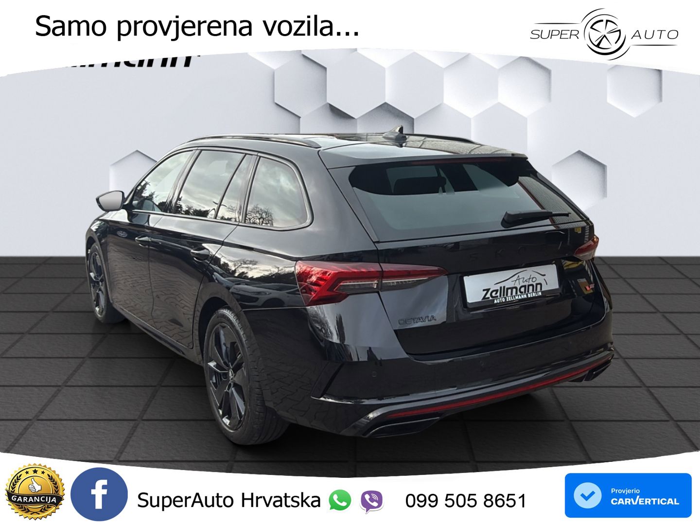 Škoda Octavia Combi RS 2.0 TSI (265 KS) DSG LED+GR SJED+ACC