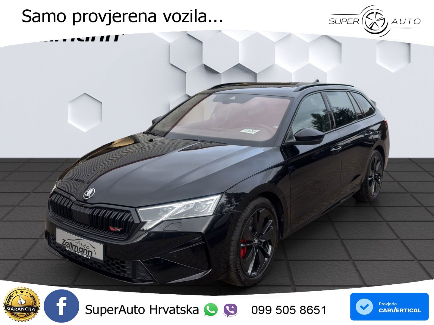 Škoda Octavia Combi RS 2.0 TSI (265 KS) DSG LED+GR SJED+ACC
