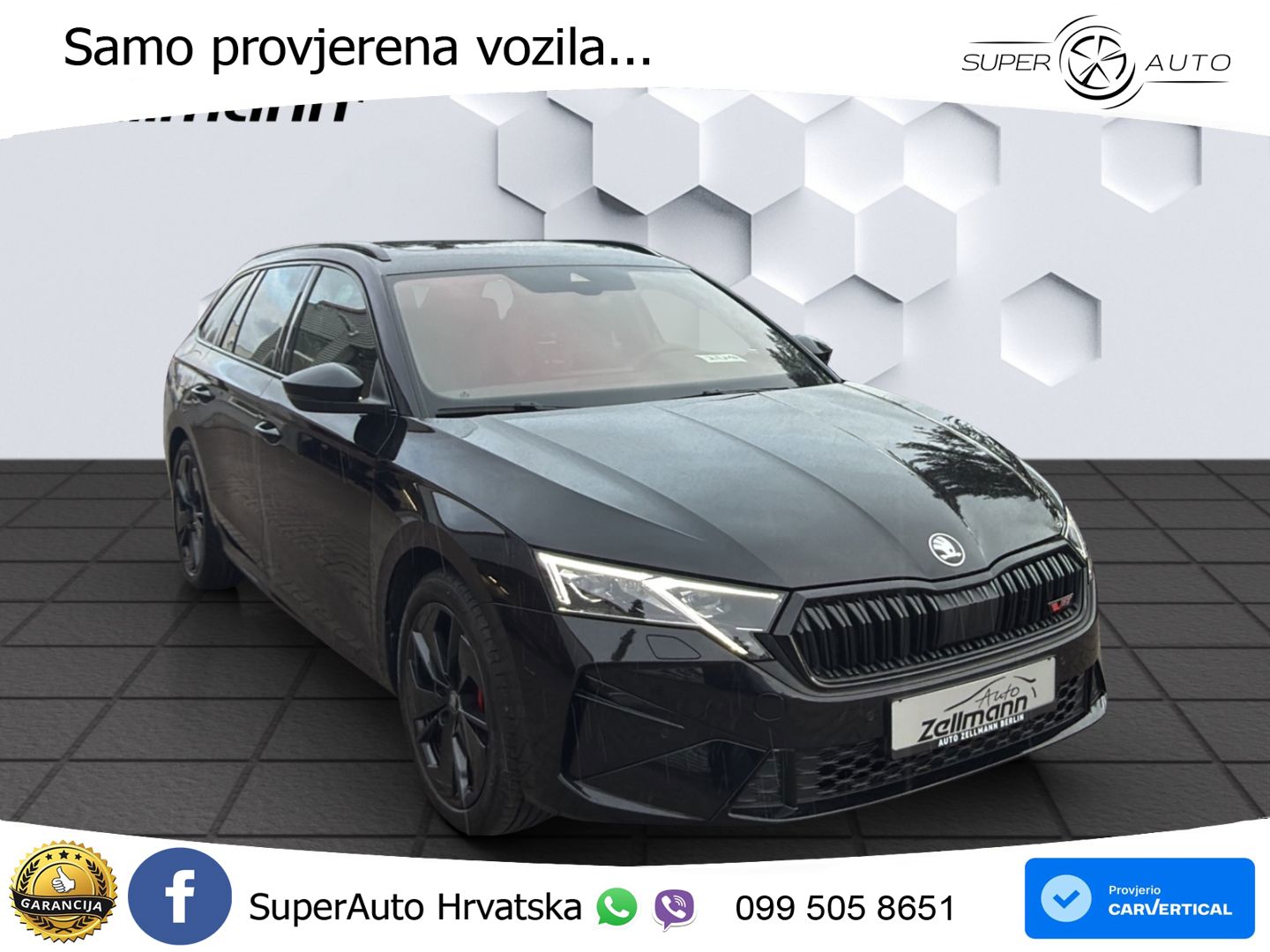 Škoda Octavia Combi RS 2.0 TSI (265 KS) DSG LED+GR SJED+ACC