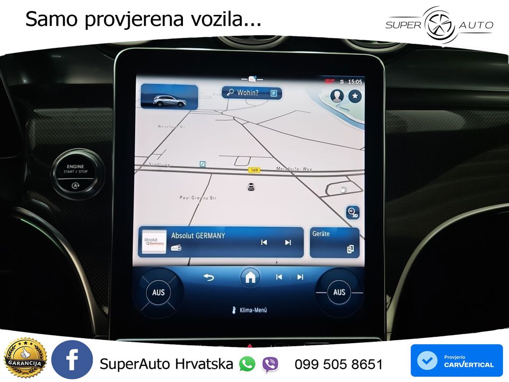 Mercedes GLC 200 (204 KS) 4MATIC 9G-TRONIC AMG ACC+GR SJED+360+PANO