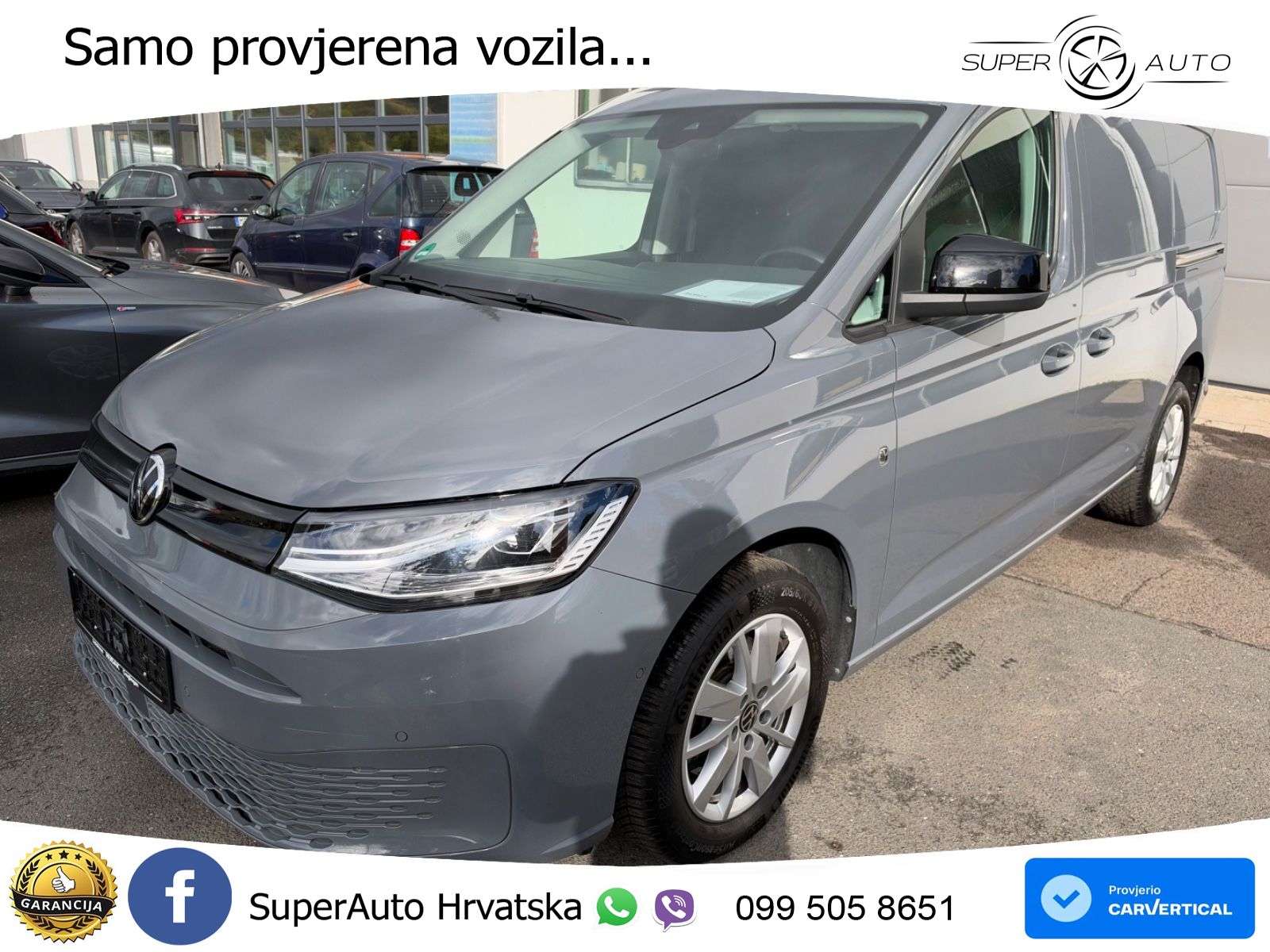 Volkswagen Caddy Cargo Maxi 2.0TDI LED DSG ACC RFK Standhzg 122 KS