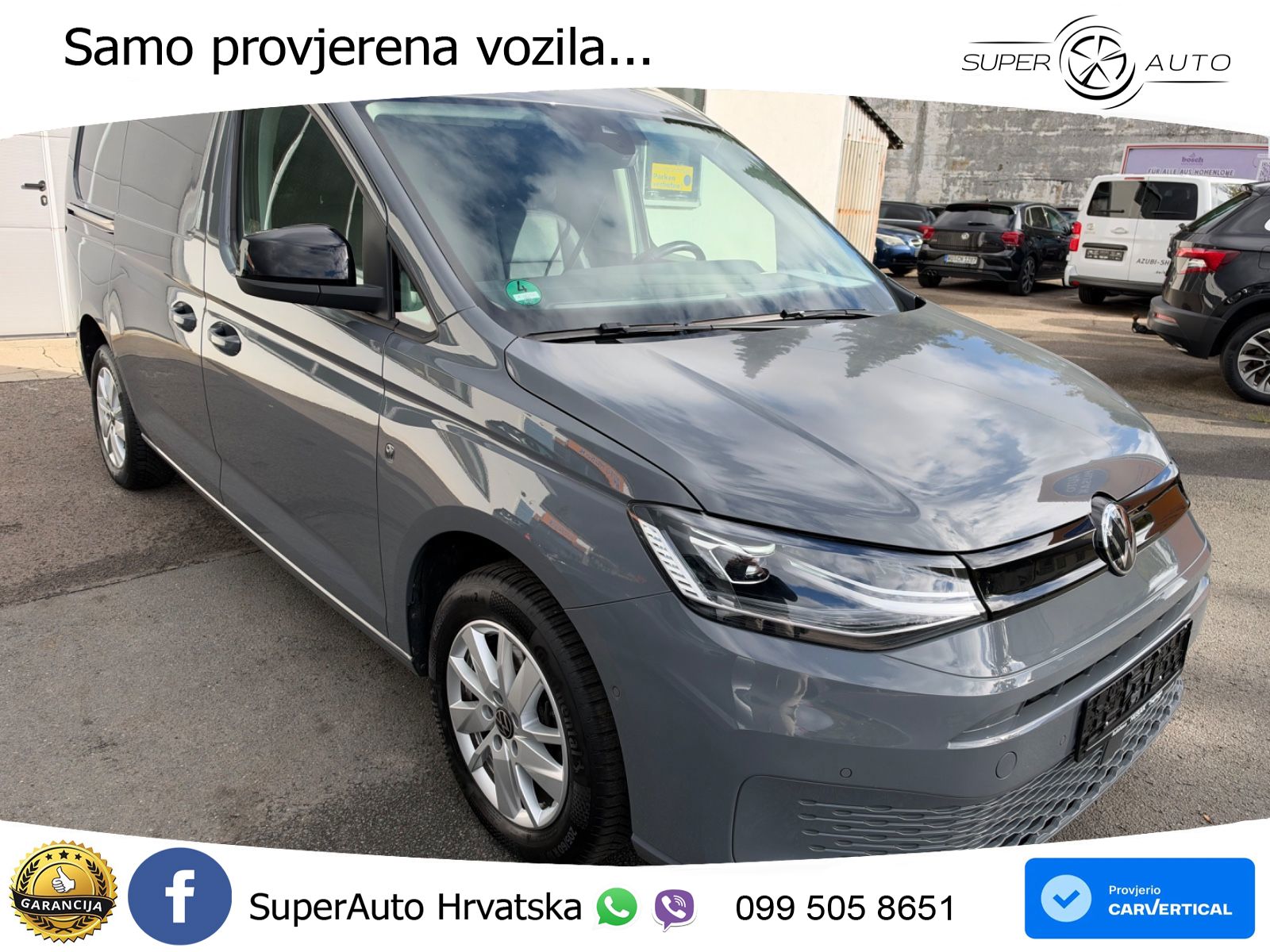 Volkswagen Caddy Cargo Maxi 2.0TDI LED DSG ACC RFK Standhzg 122 KS