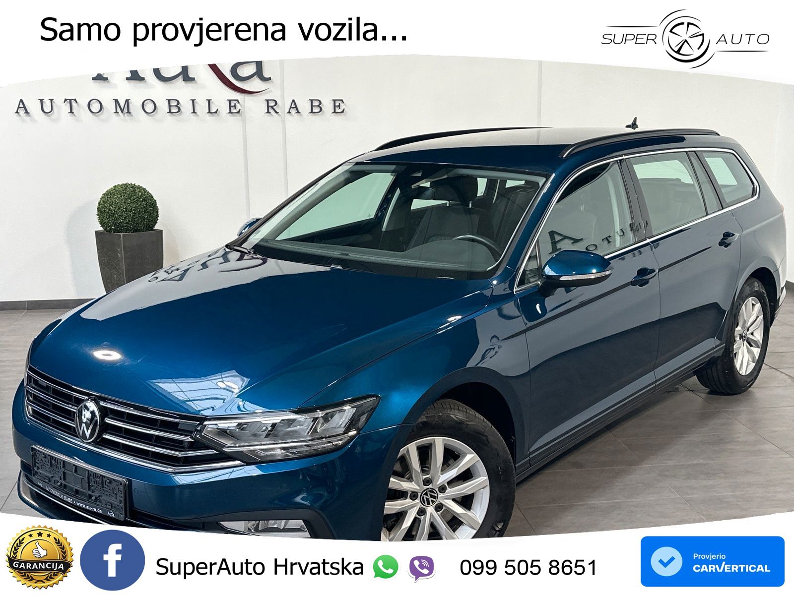 Volkswagen Passat Variant 2.0 TDI (150 KS) Business LED+GR SJED+ACC
