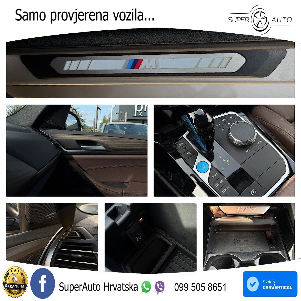 BMW iX3 80 kWh (286 KS) ACC+HEAD+GR SJED+360+PANO