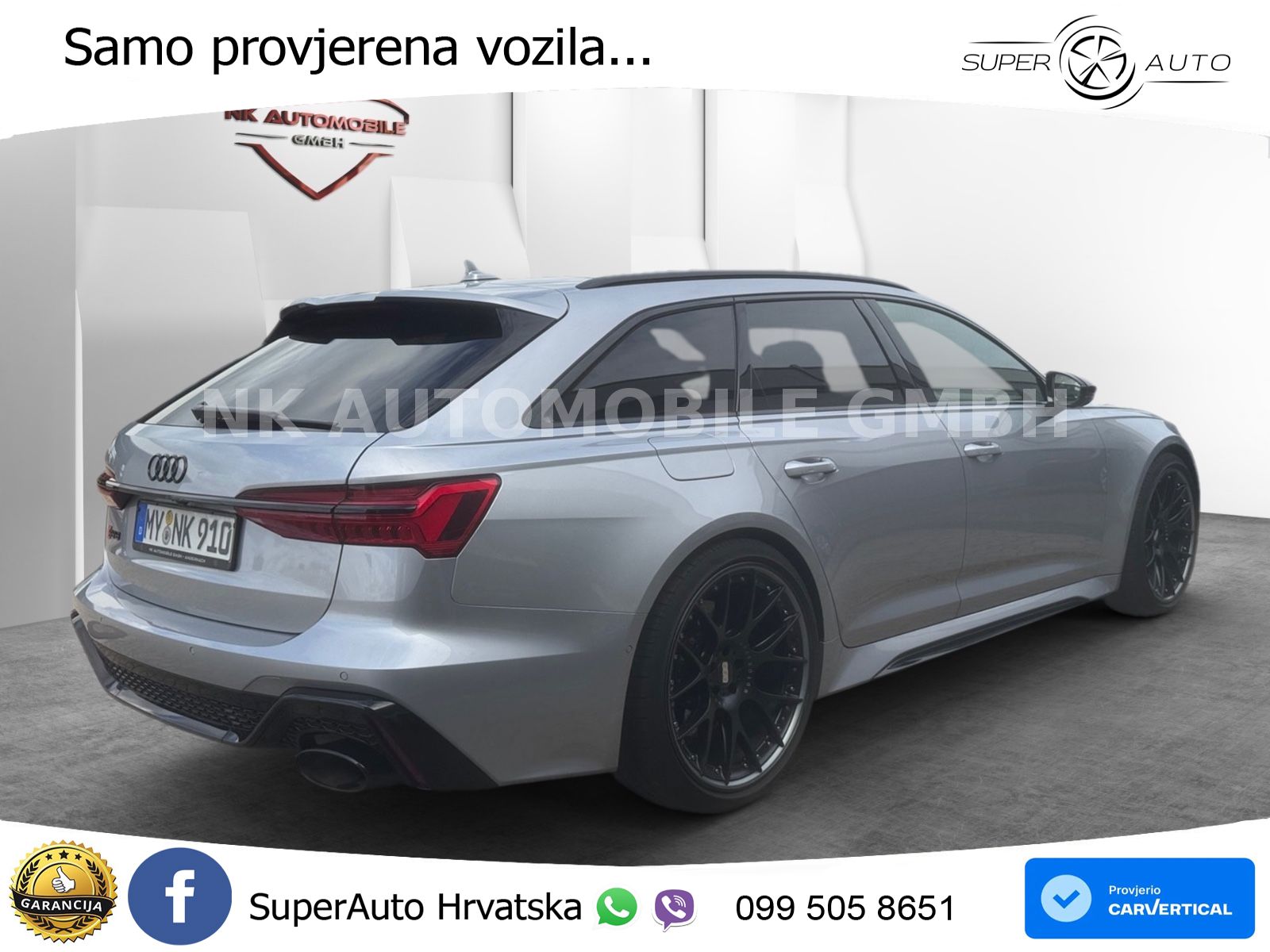 Audi RS6 Avant 4.0 TFSI V8 (600 KS) quattro Tiptronic LED+GR SJED+ACC