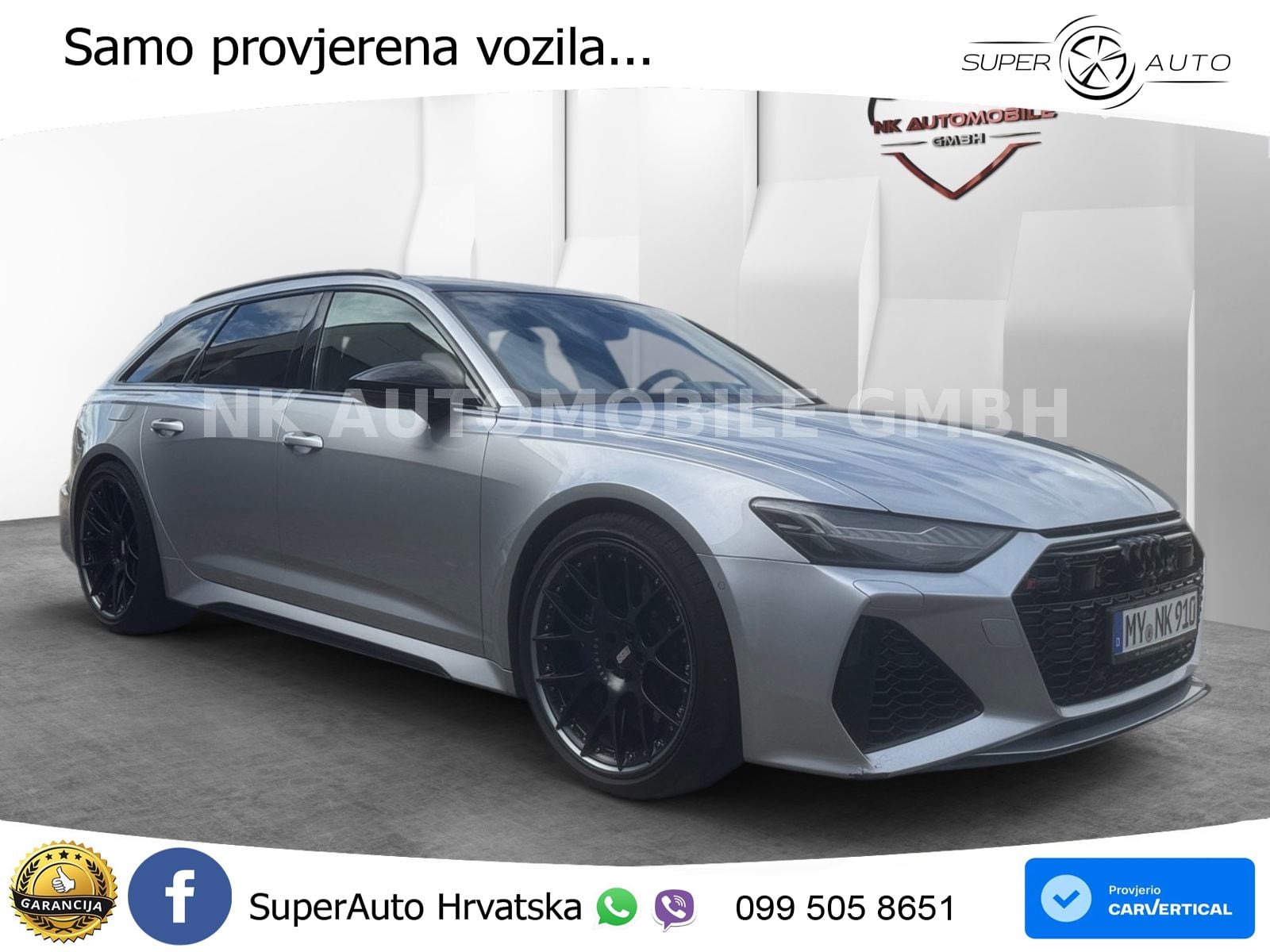 Audi RS6 Avant 4.0 TFSI V8 (600 KS) quattro Tiptronic LED+GR SJED+ACC