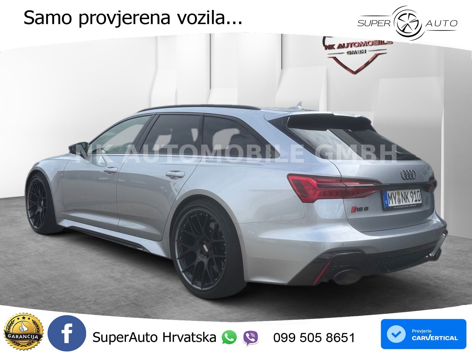 Audi RS6 Avant 4.0 TFSI V8 (600 KS) quattro Tiptronic LED+GR SJED+ACC
