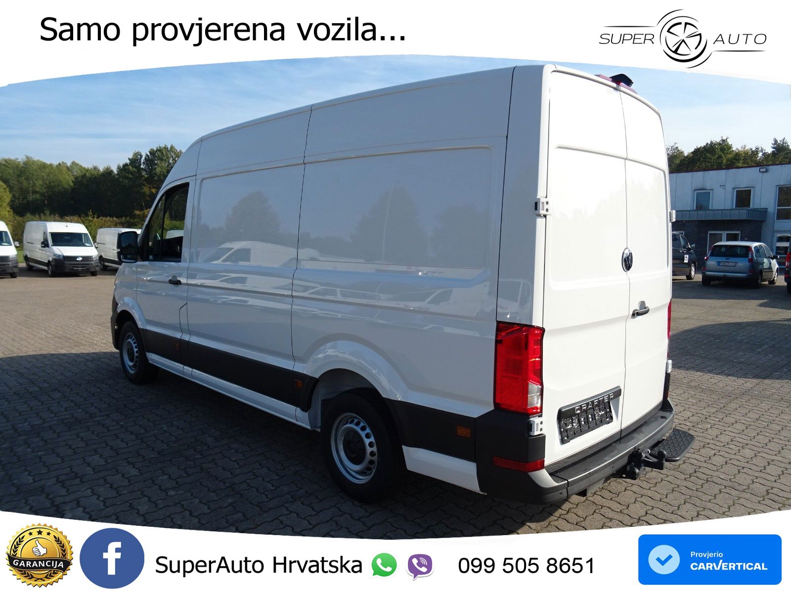 Volkswagen Crafter 35 Kasten HD MR DSG AHK 3.5 LED Sortimo 177 KS