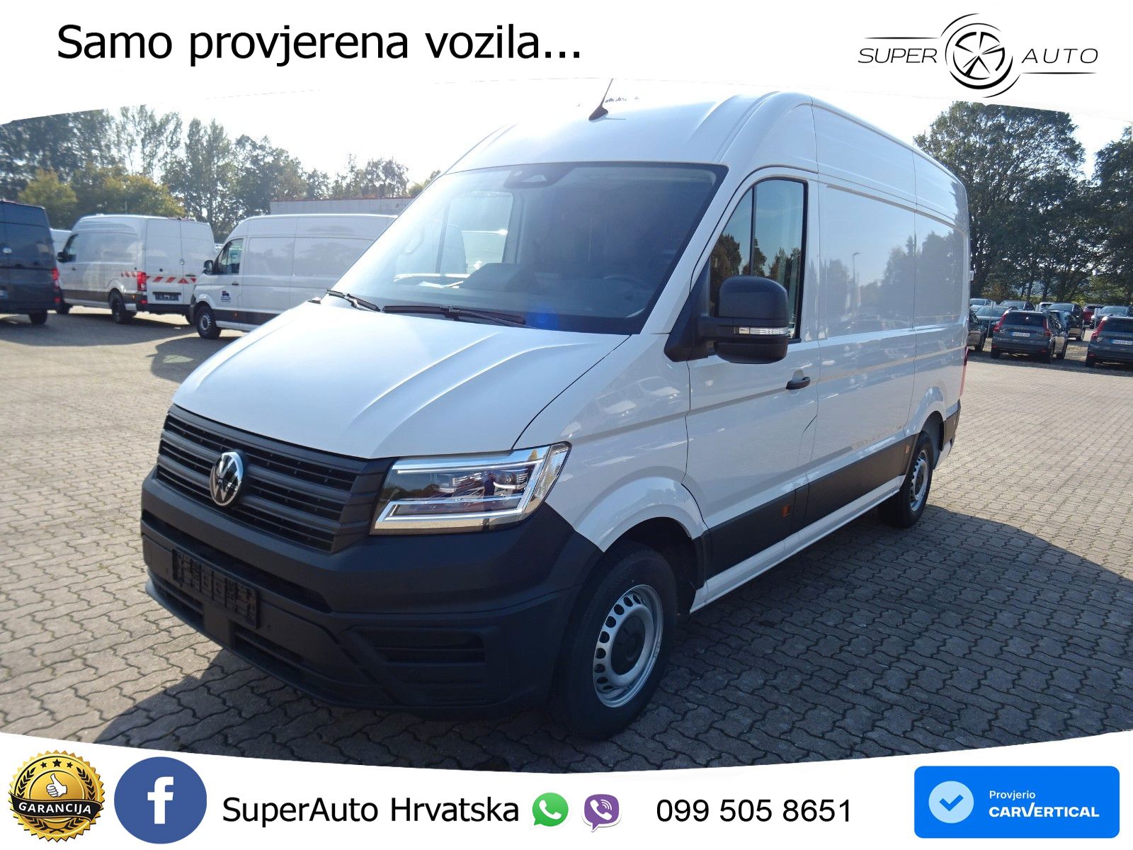 Volkswagen Crafter 35 Kasten HD MR DSG AHK 3.5 LED Sortimo 177 KS