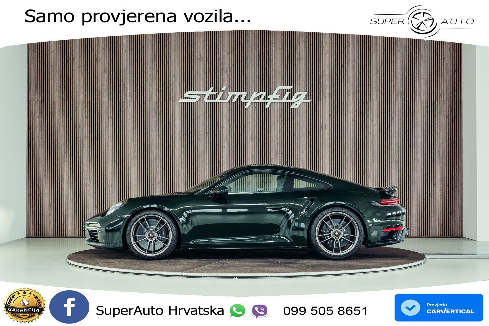 Porsche 911 Turbo S 3.8 (650 KS) PDK LED+GR SJED+ACC