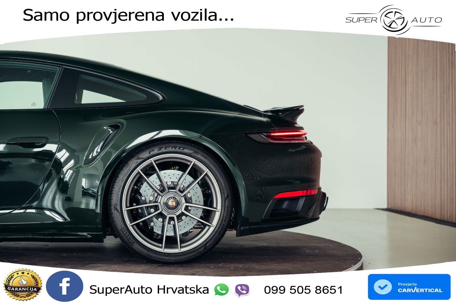 Porsche 911 Turbo S 3.8 (650 KS) PDK LED+GR SJED+ACC