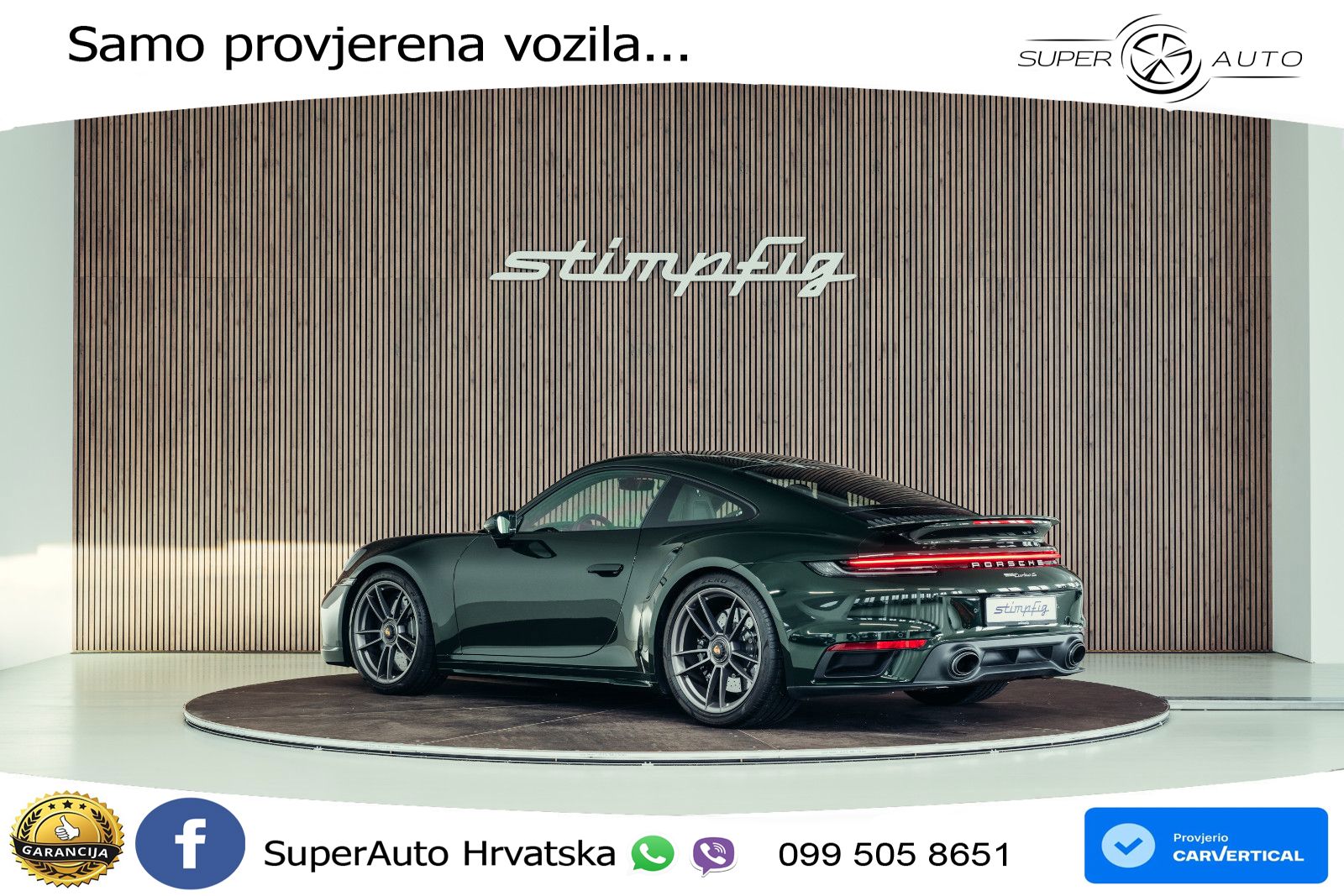 Porsche 911 Turbo S 3.8 (650 KS) PDK LED+GR SJED+ACC