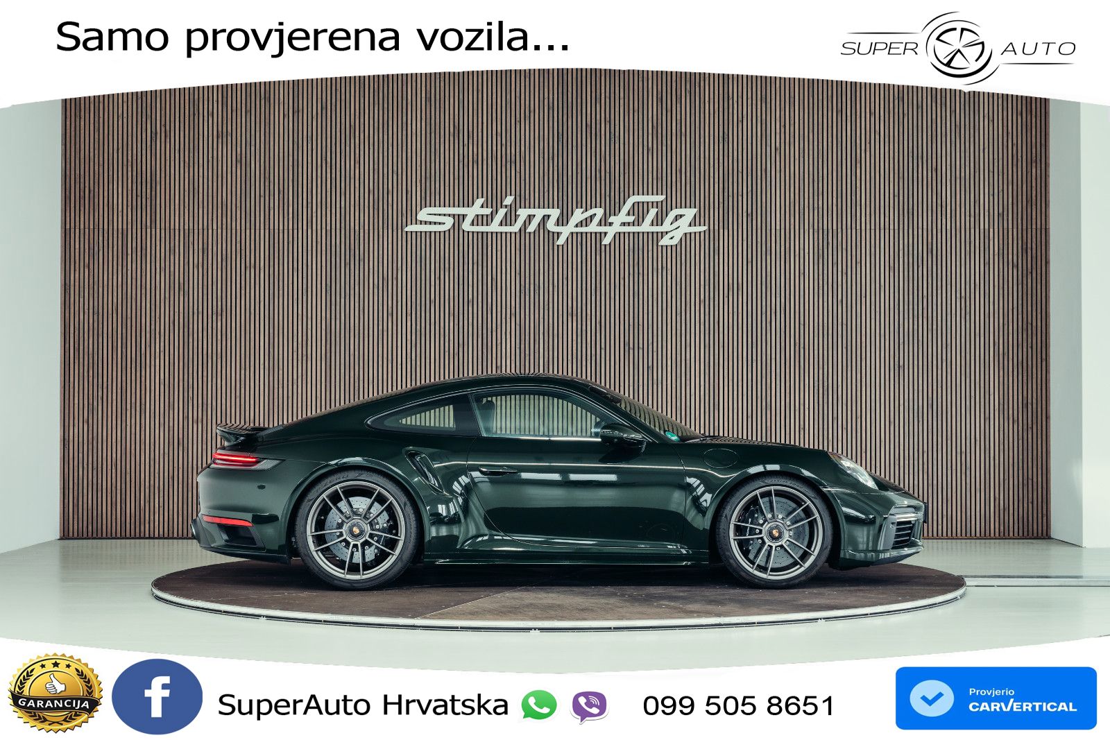 Porsche 911 Turbo S 3.8 (650 KS) PDK LED+GR SJED+ACC