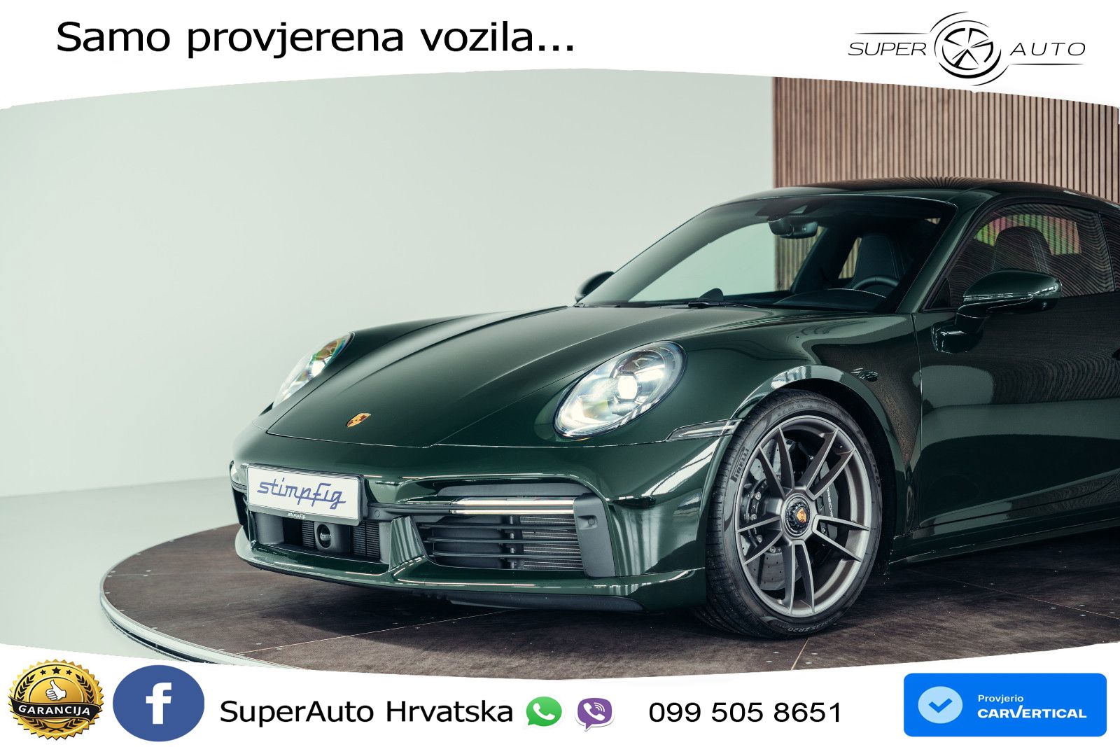 Porsche 911 Turbo S 3.8 (650 KS) PDK LED+GR SJED+ACC