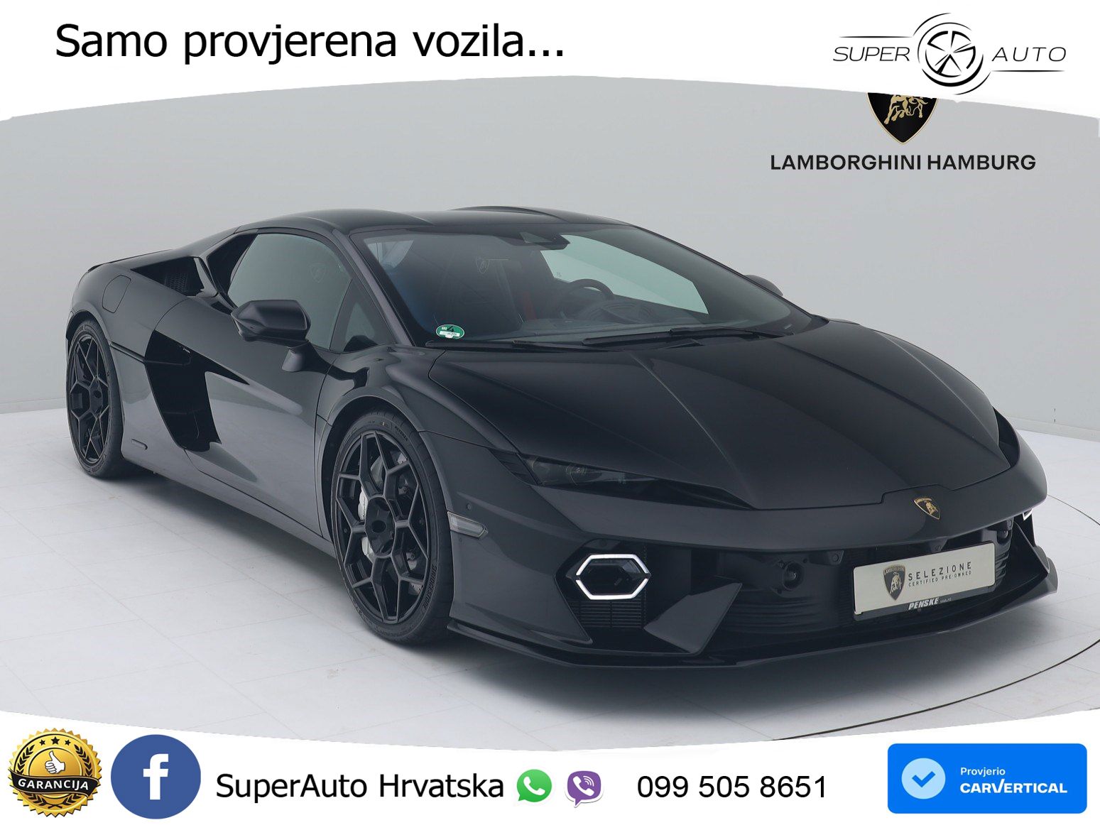 Lamborghini Temerario 4.0 V8 (920 KS) HPEV e-4WD DCT LED+GR SJED+ACC