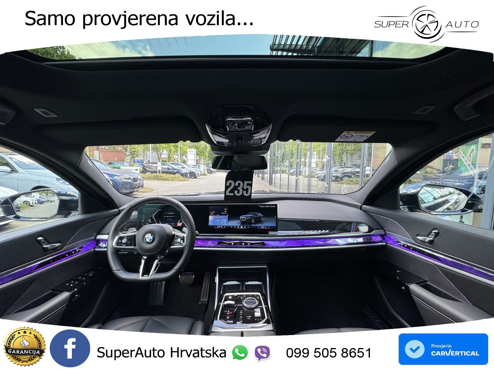 BMW 740d (299 KS) xDrive Steptronic M Sport ZRAČNI+ACC+GR SJED+KAM+PANO