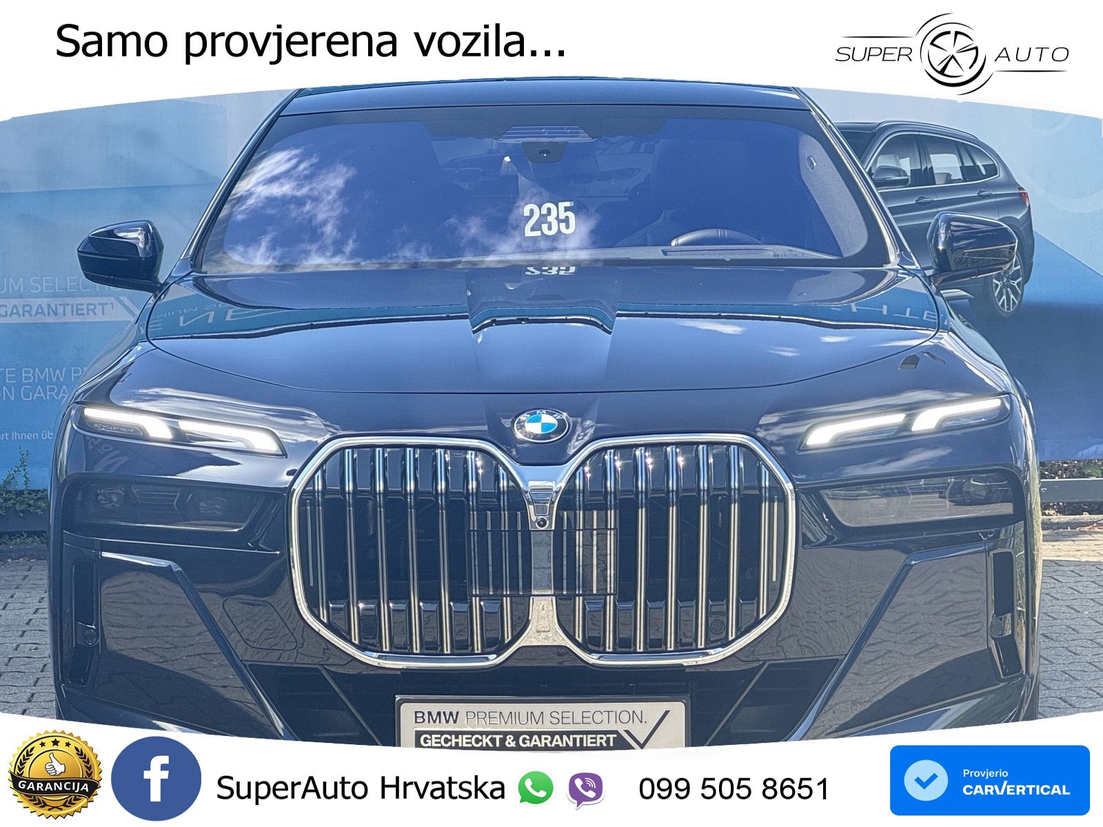 BMW 740d (299 KS) xDrive Steptronic M Sport ZRAČNI+ACC+GR SJED+KAM+PANO