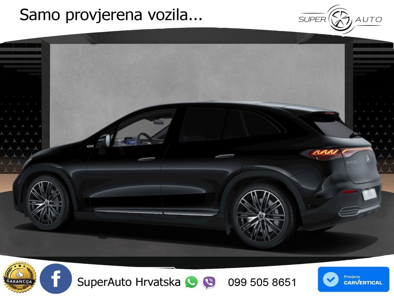 Mercedes EQE SUV 300 98 kWh (245 KS) AMG LED+GR SJED+ACC