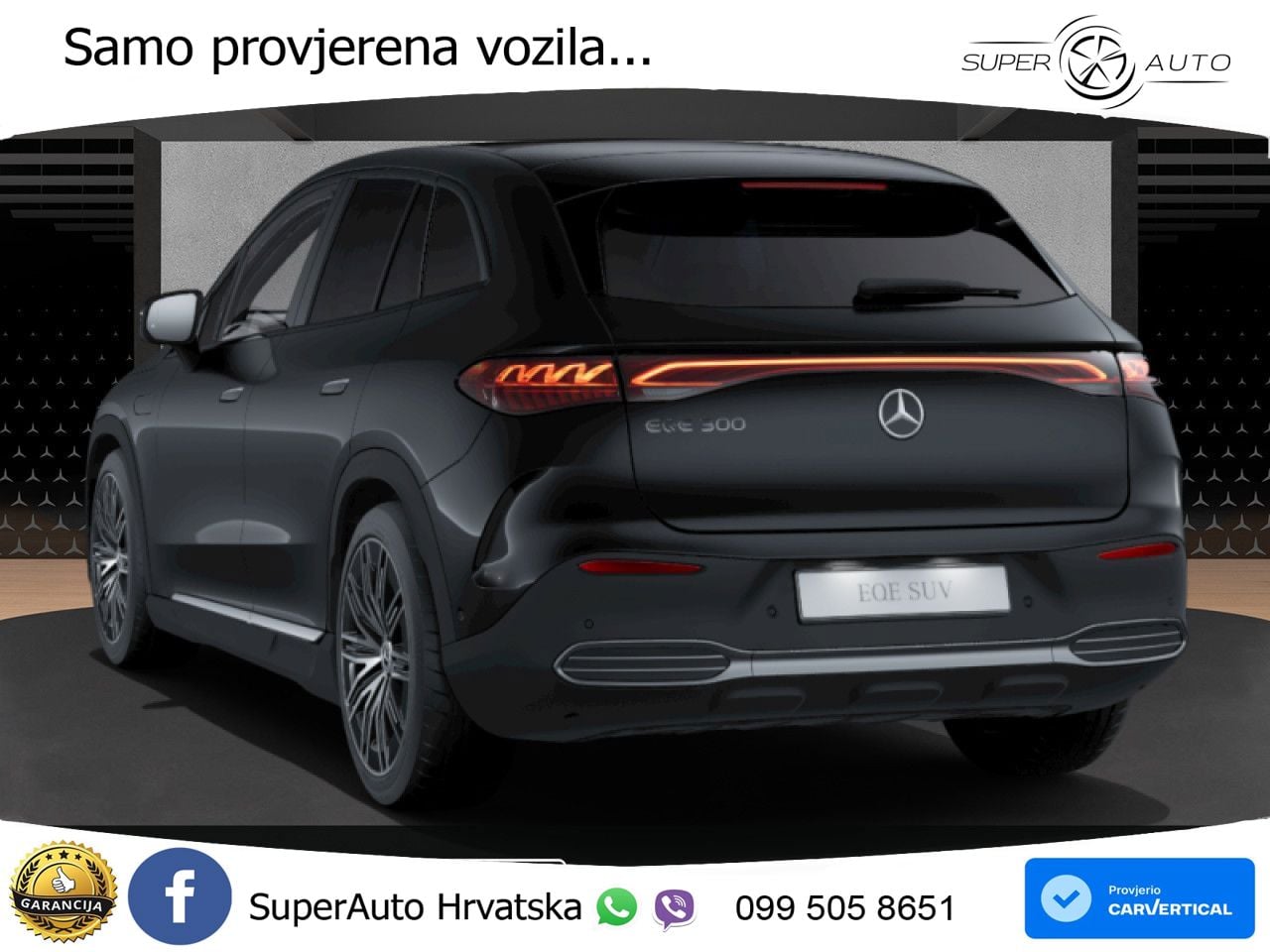 Mercedes EQE SUV 300 98 kWh (245 KS) AMG LED+GR SJED+ACC