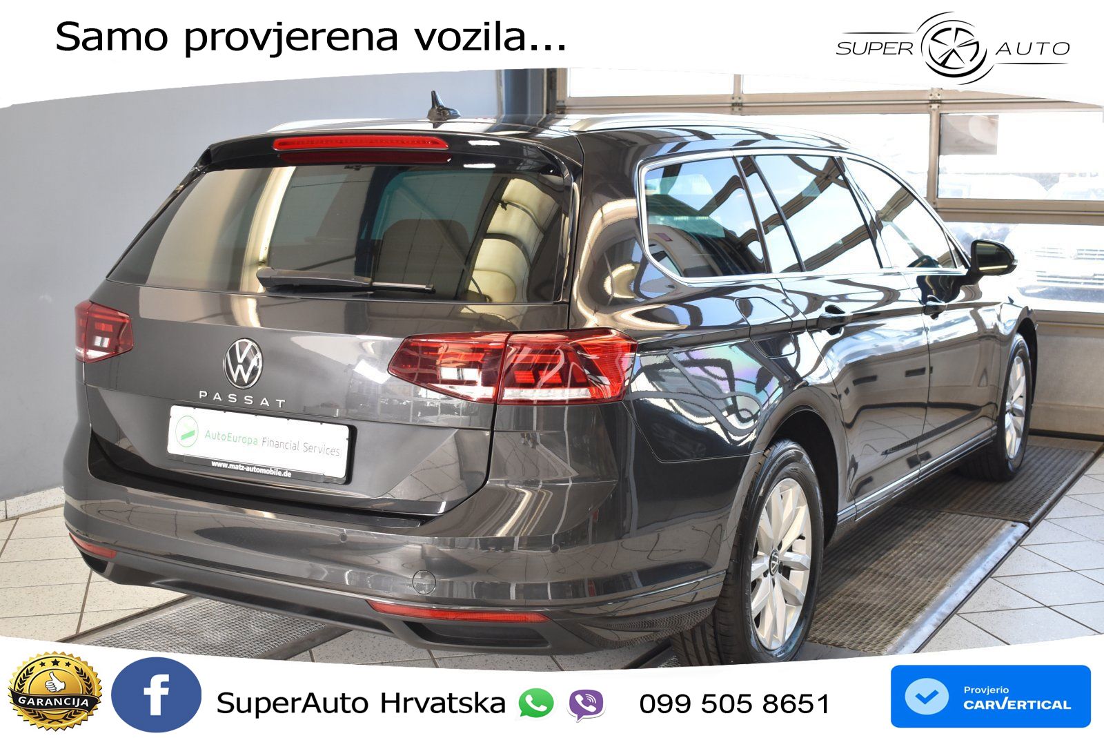 Volkswagen Passat Variant 2.0 TDI (150 KS) DSG Business LED+GR SJED+ACC