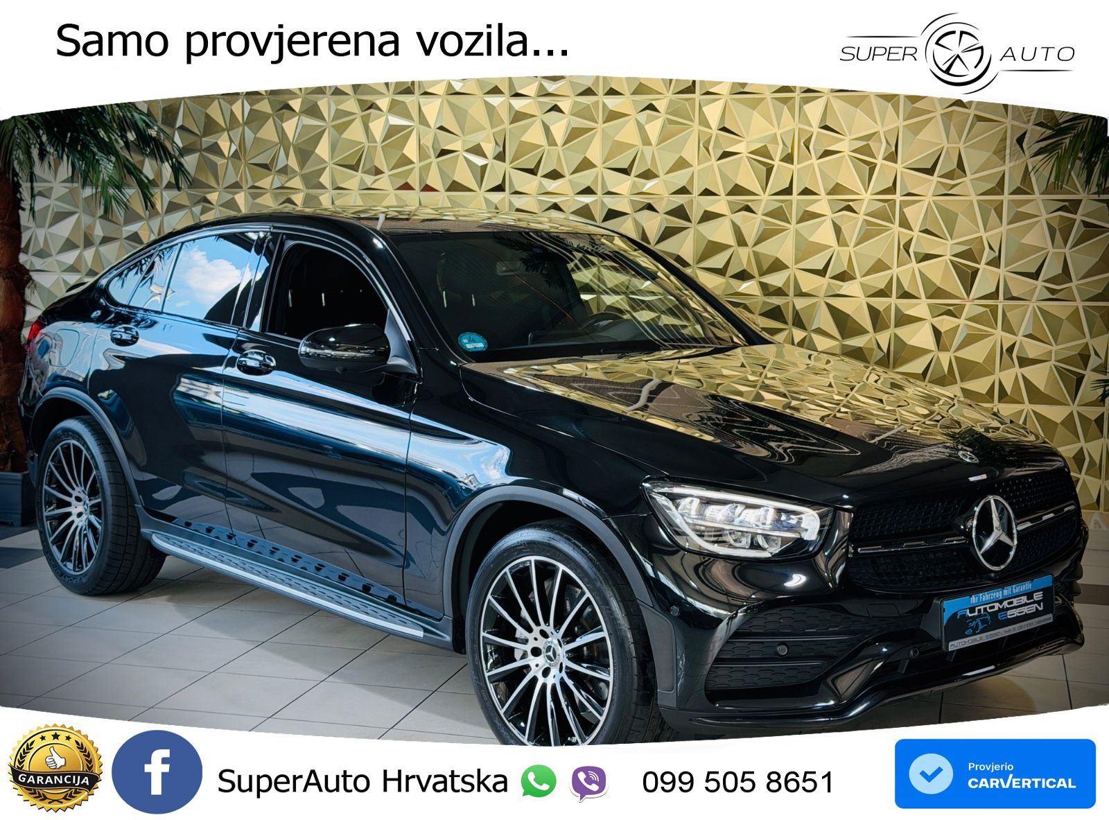 Mercedes GLC Coupe 200 (197 KS) 4MATIC G-TRONIC AMG LED+GR SJED+ACC