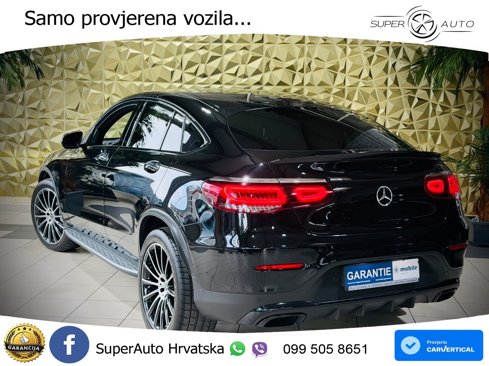 Mercedes GLC Coupe 200 (197 KS) 4MATIC G-TRONIC AMG LED+GR SJED+ACC