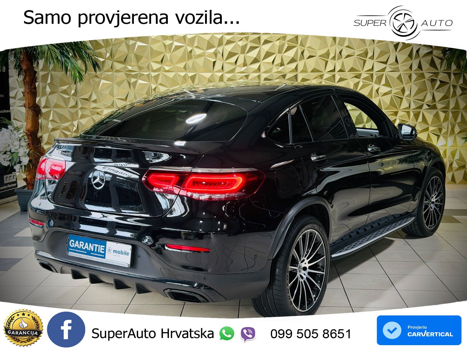 Mercedes GLC Coupe 200 (197 KS) 4MATIC G-TRONIC AMG LED+GR SJED+ACC