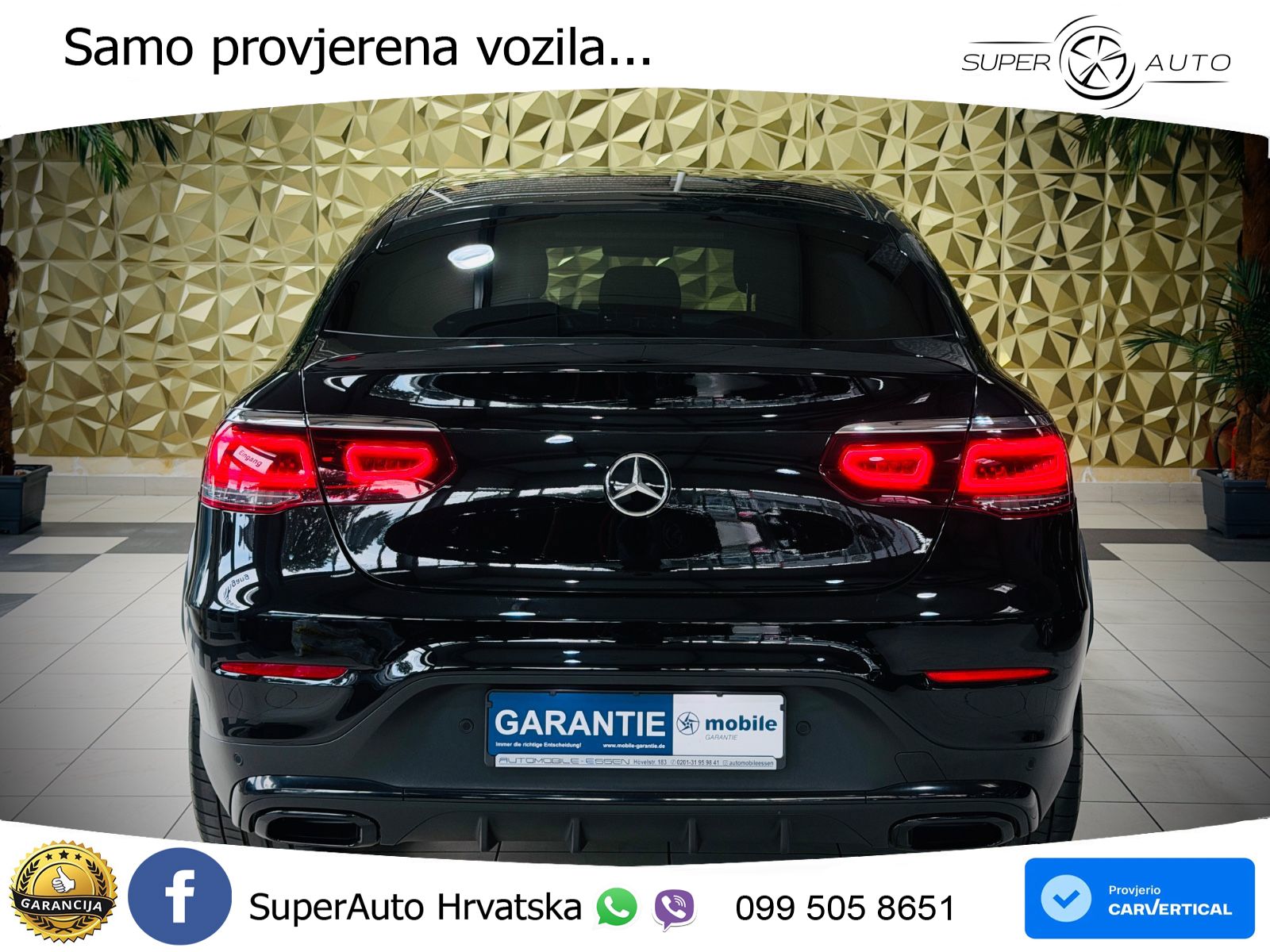Mercedes GLC Coupe 200 (197 KS) 4MATIC G-TRONIC AMG LED+GR SJED+ACC