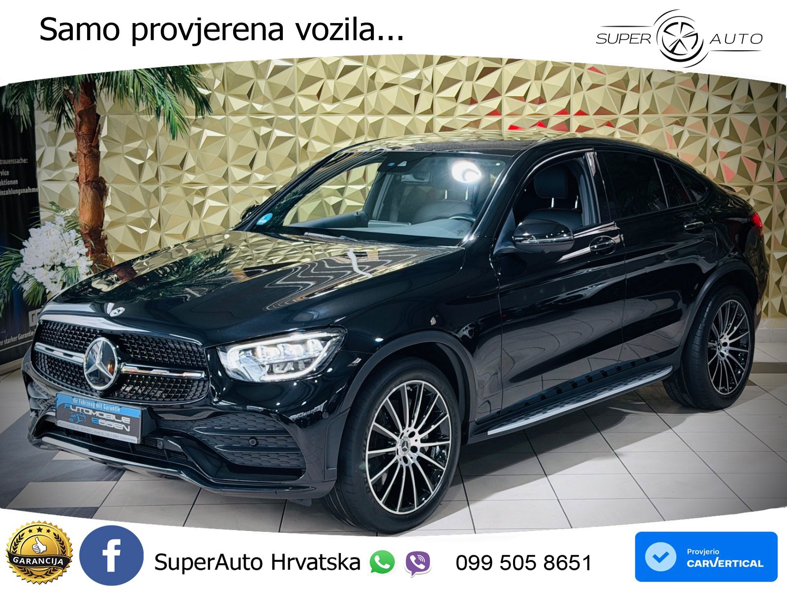 Mercedes GLC Coupe 200 (197 KS) 4MATIC G-TRONIC AMG LED+GR SJED+ACC
