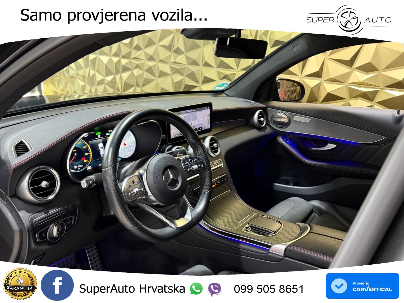 Mercedes GLC Coupe 200 (197 KS) 4MATIC G-TRONIC AMG LED+GR SJED+ACC