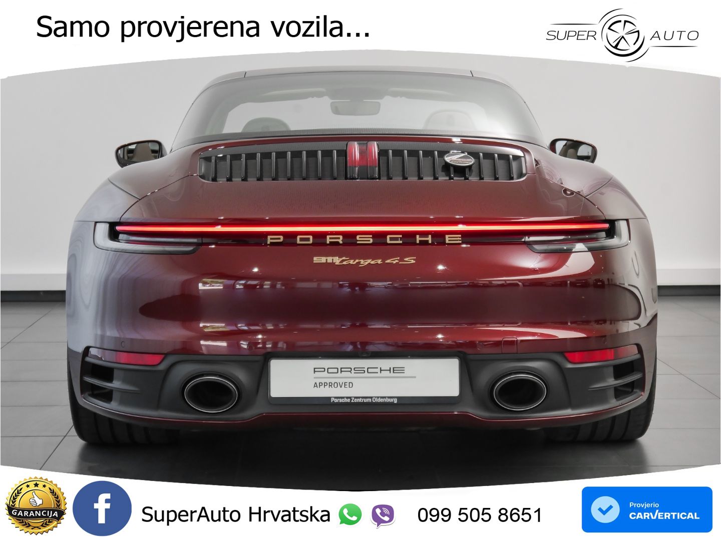 Porsche 911 Targa 4S 3.0 (450 KS) PDK MATRIX+GR SJED+KAM