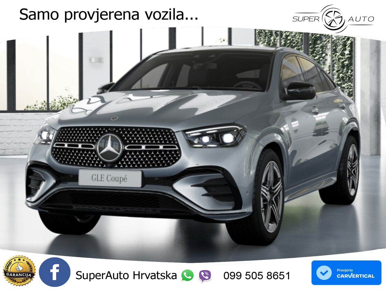 Mercedes GLE Coupe 450d (367 KS) EQ Boost 4MATIC 9G-TRONIC AMG ACC+HEAD+4xGR SJED+360+PANO
