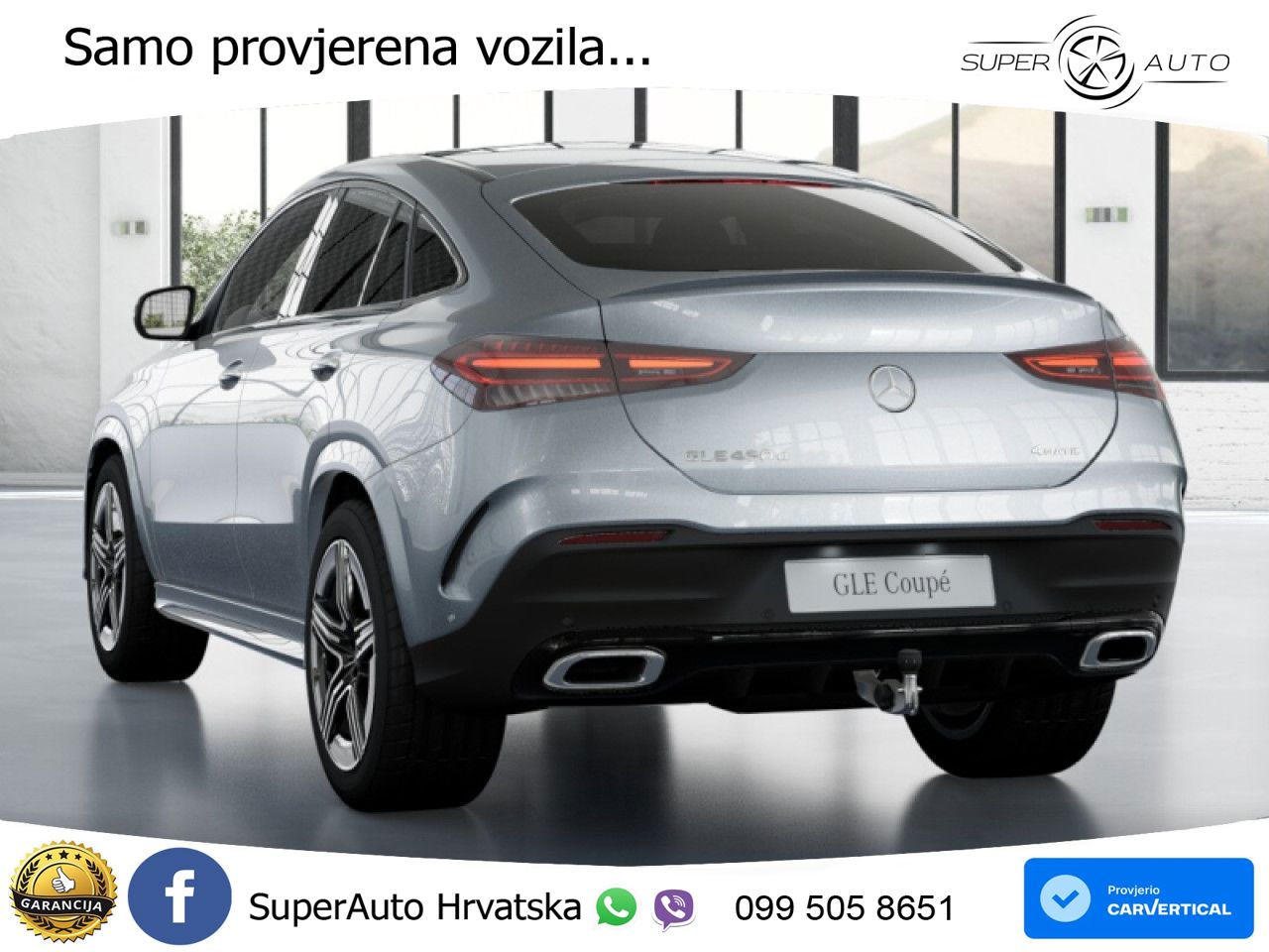Mercedes GLE Coupe 450d (367 KS) EQ Boost 4MATIC 9G-TRONIC AMG ACC+HEAD+4xGR SJED+360+PANO