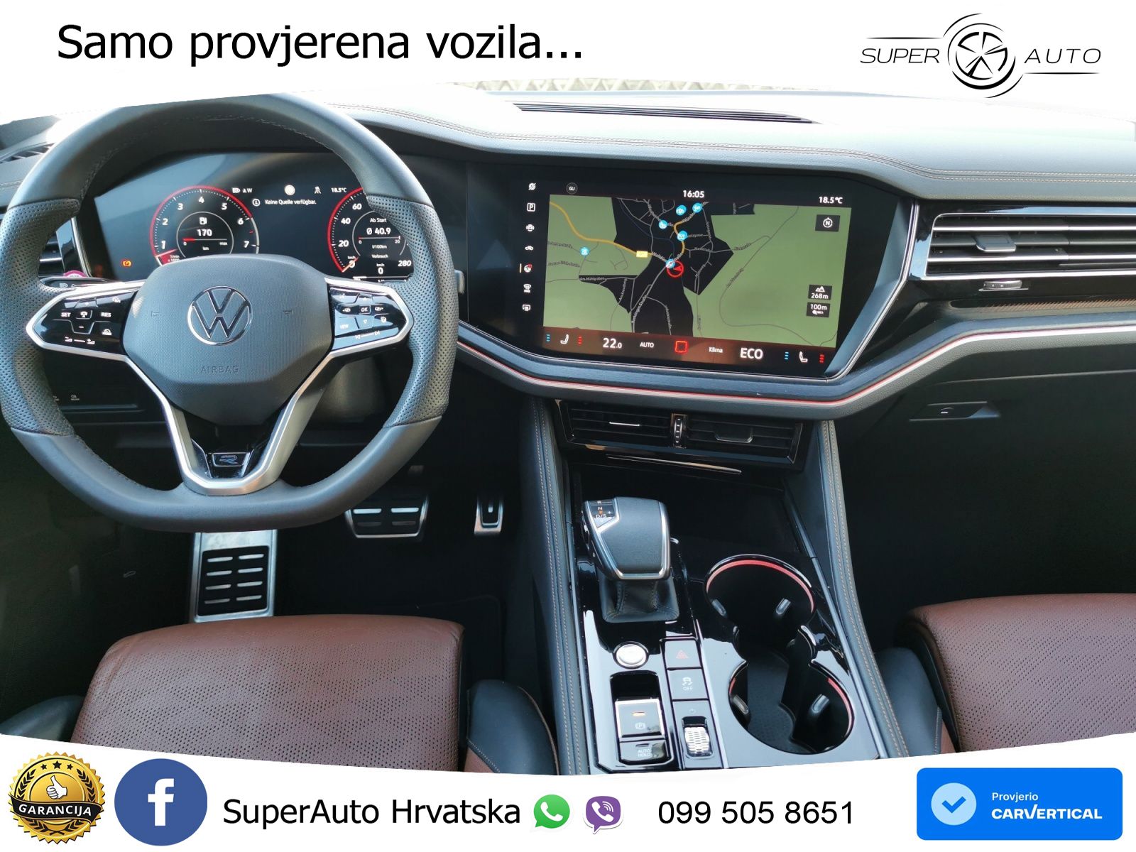 Volkswagen Touareg 3.0 V6 TSI (340 KS) 4MOTION Tiptronic ZRAČNI+ACC+GR SJED+KAM+PANO