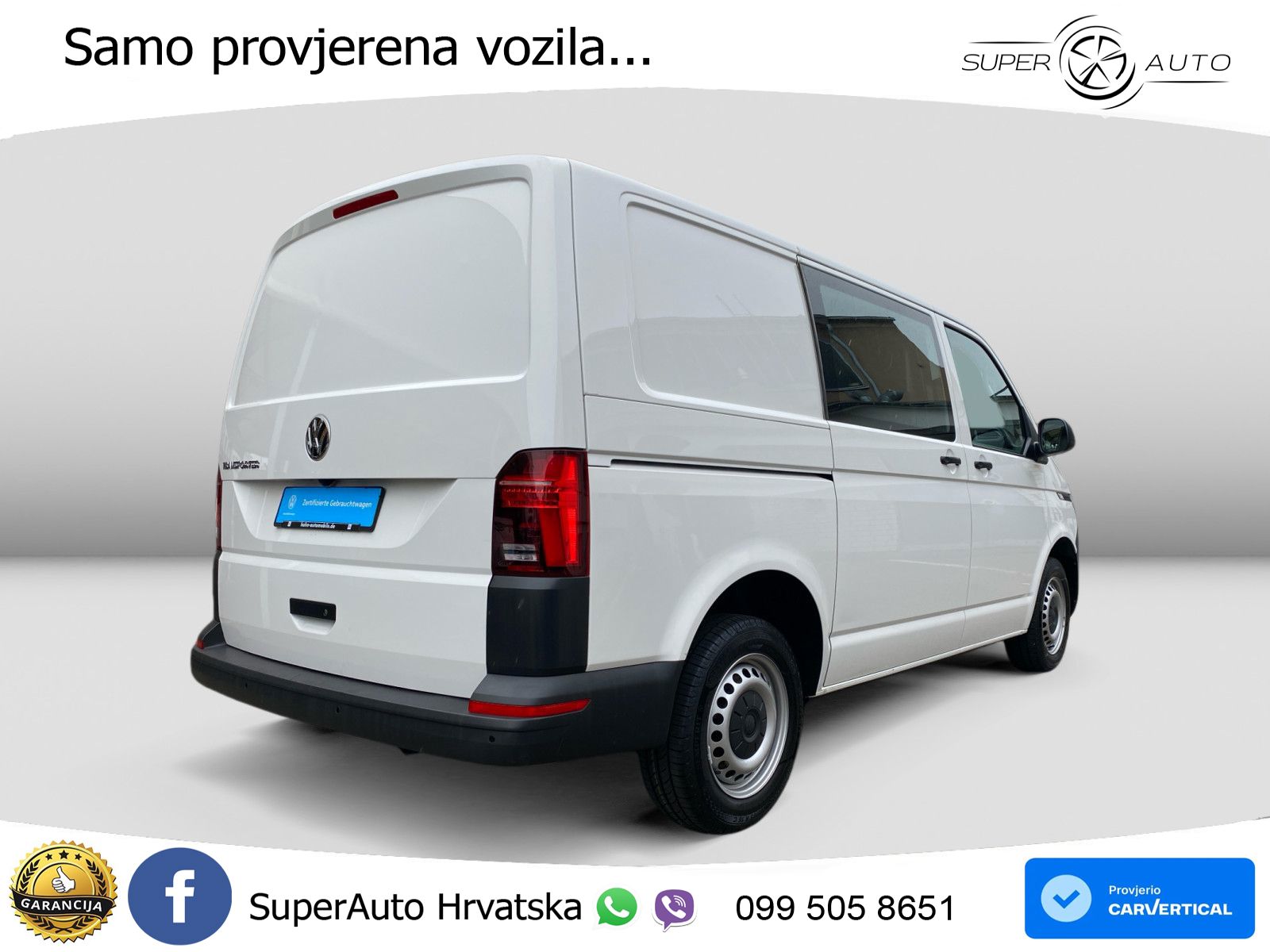 Volkswagen T6.1 Transporter 2,0TDI 110kW DSG LED ACC Standh 150 KS